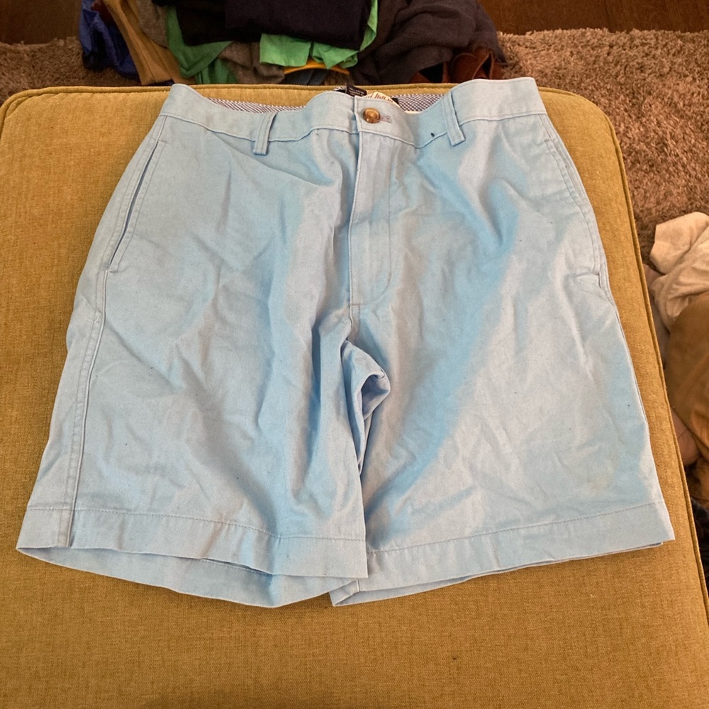CHAPS Sky Blue Club Shorts 32W 9” NEW